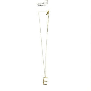 BAUBLE Bar E gold necklace